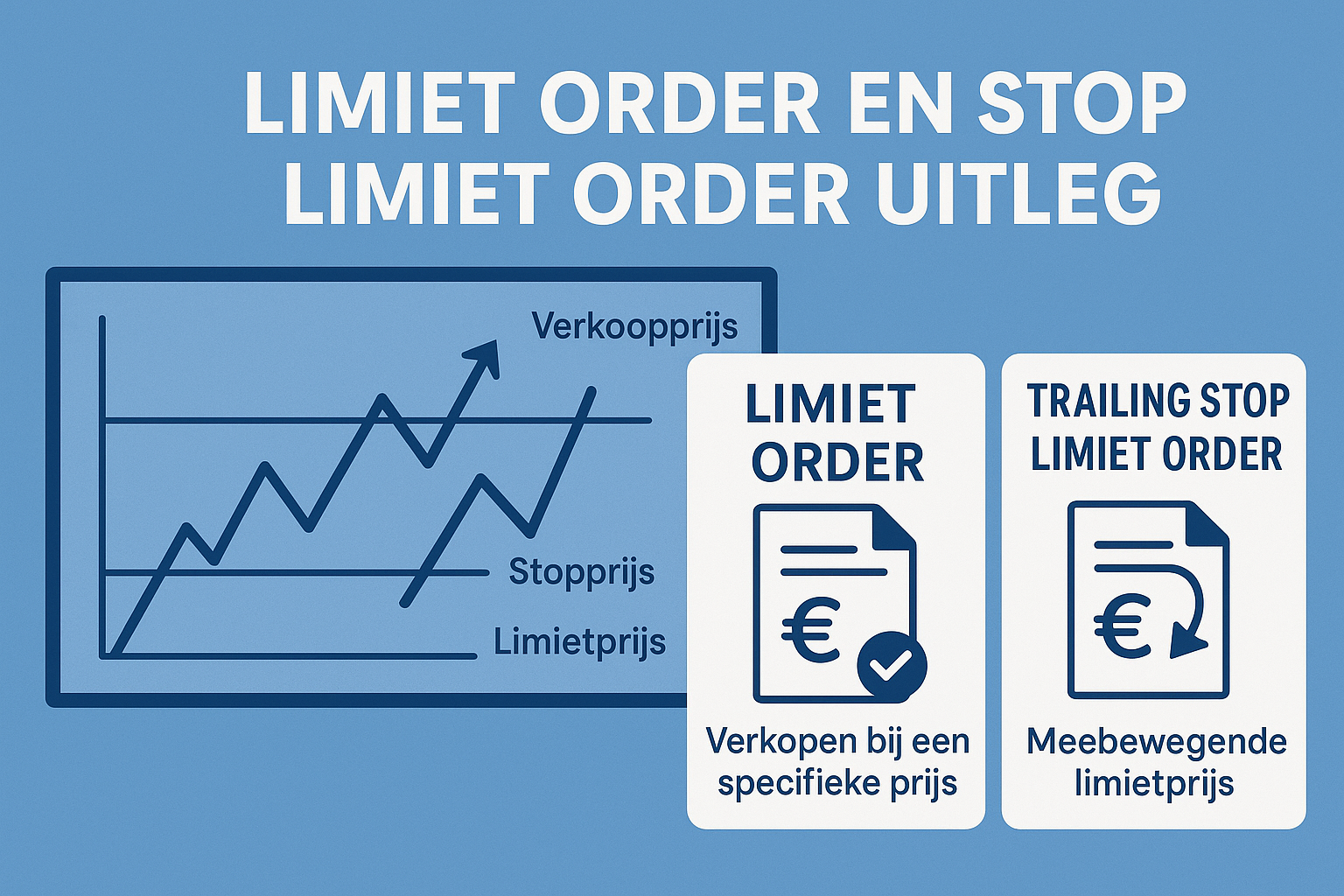 limiet order - stop limiet order-trailing stop limiet order